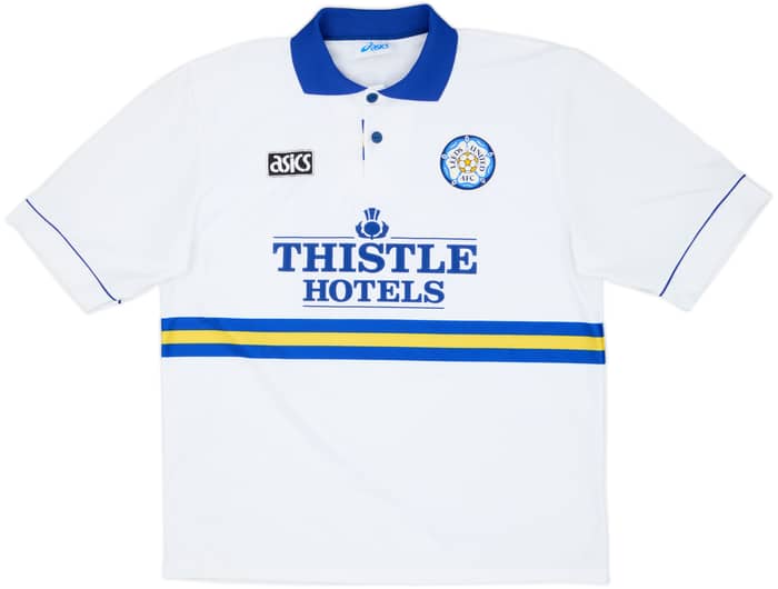 1993-95 Leeds United Home Shirt Yeboah #21 - 9/10 - (L)