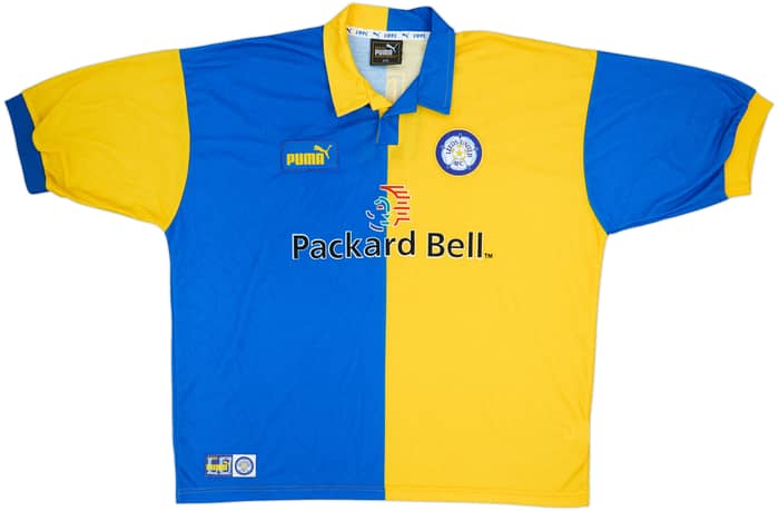 1997-99 Leeds United Away Shirt Radebe #5 - 9/10 - (XXL)