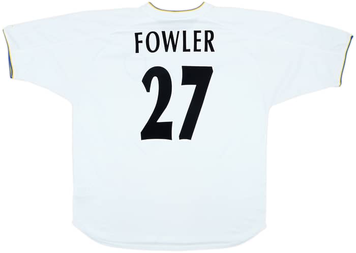 2000-02 Leeds United Home Shirt Fowler #27 - 8/10 - (XL)