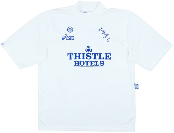 1995-96 Leeds United Home Shirt Yeboah #21 - 8/10 - (XL)