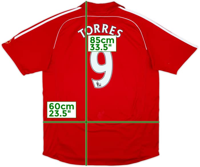 2006-08 Liverpool Home Shirt Torres #9 - 6/10 - (XL)