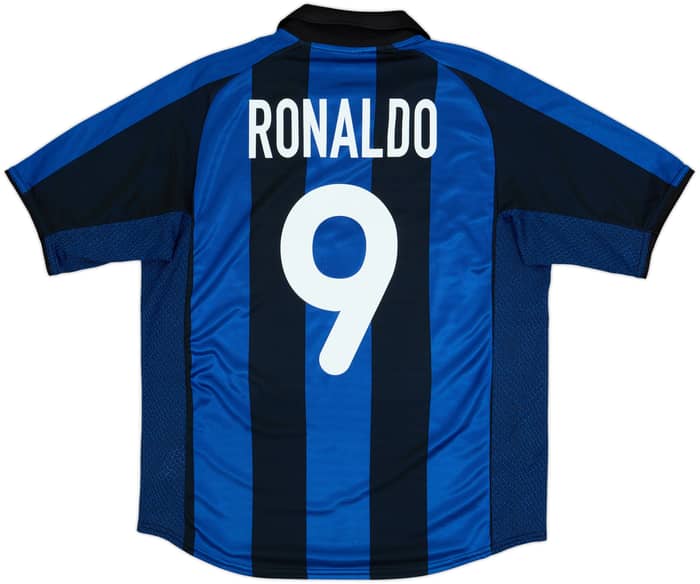 2001-02 Inter Milan Home Shirt Ronaldo #9 - 8/10 - (M)