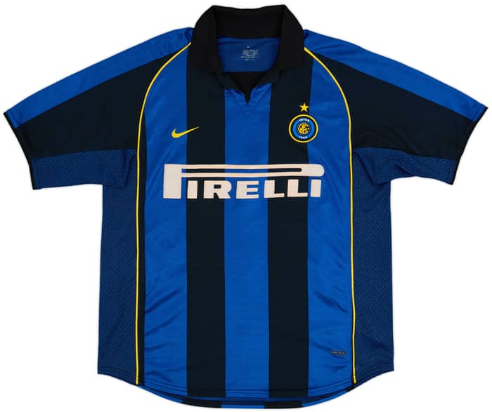 2001-02 Inter Milan Home Shirt Ronaldo #9 - 8/10 - (M)