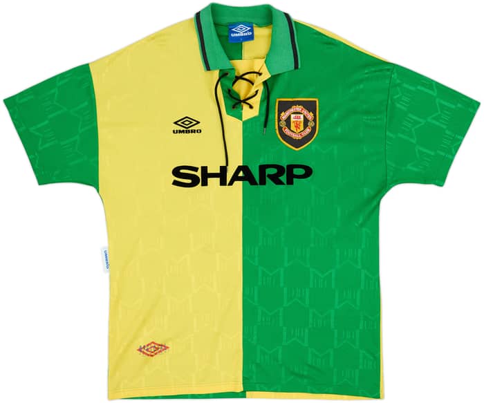 1992-94 Manchester United Third Shirt Cantona #7 - 8/10 - (L)