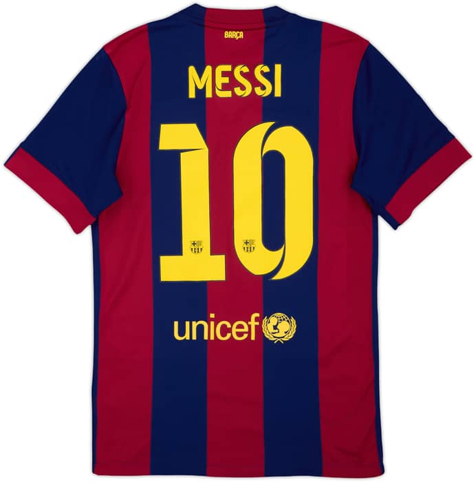 2014-15 Barcelona Home Shirt Messi #10 - 10/10 - (S)