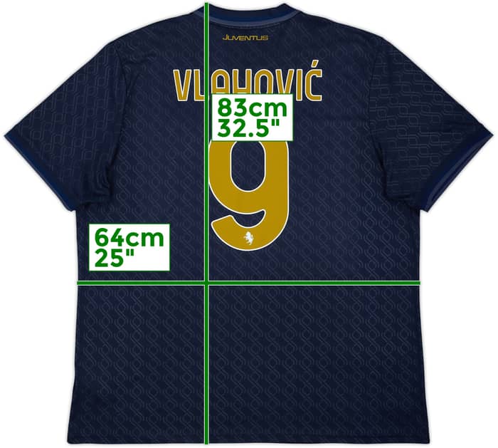 Camiseta de la tercera equipación del Juventus 2024-25 Vlahovic #9 - 10/10 - (XXL)