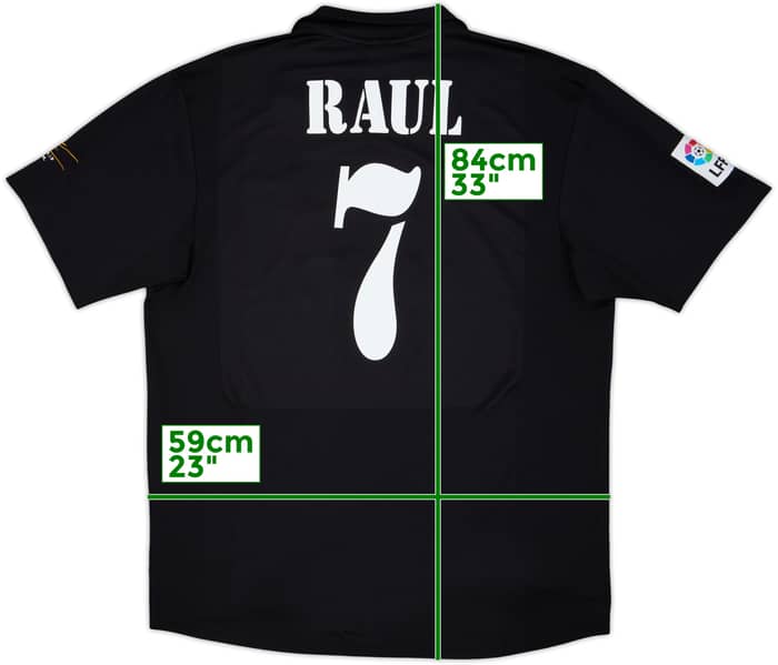 2002-03 Real Madrid Centenary Away Shirt Raul #7 - 6/10 - (XL)