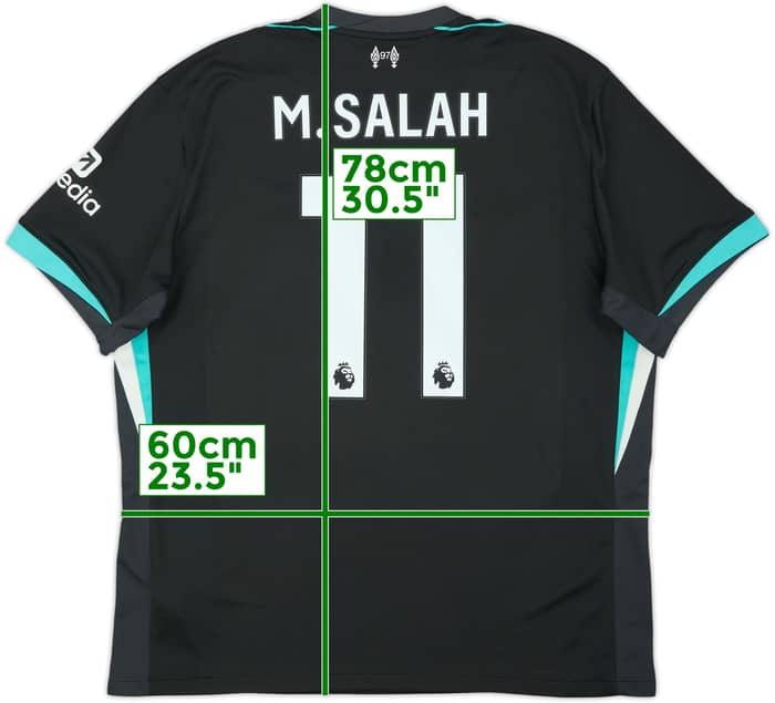 2024-25 Liverpool Away Shirt M.Salah #11 - 10/10 - (XL)