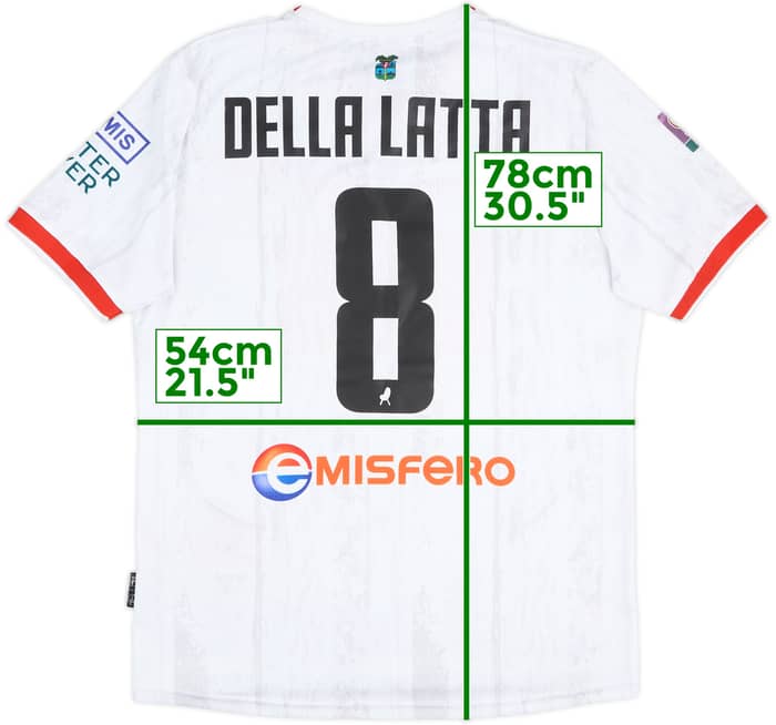 2024-25 Vicenza Match Issue Third Shirt Della Latta #8