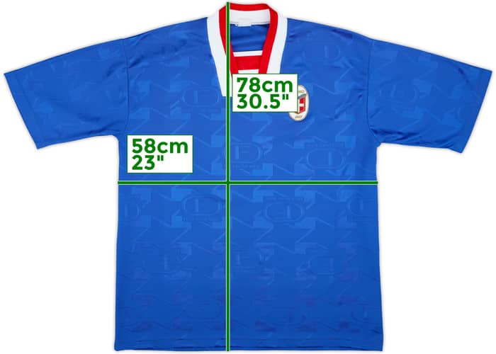 1995-96 Como Home Shirt #10 - 8/10 - (L)