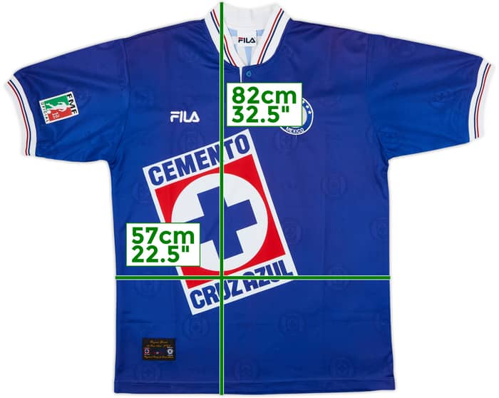 1999-00 Cruz Azul Home Shirt - 8/10 - (XL)