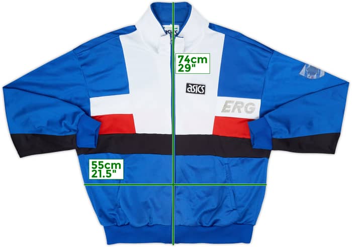 1990-91 Sampdoria Asics Chaqueta de chándal - 5/10 - (L)