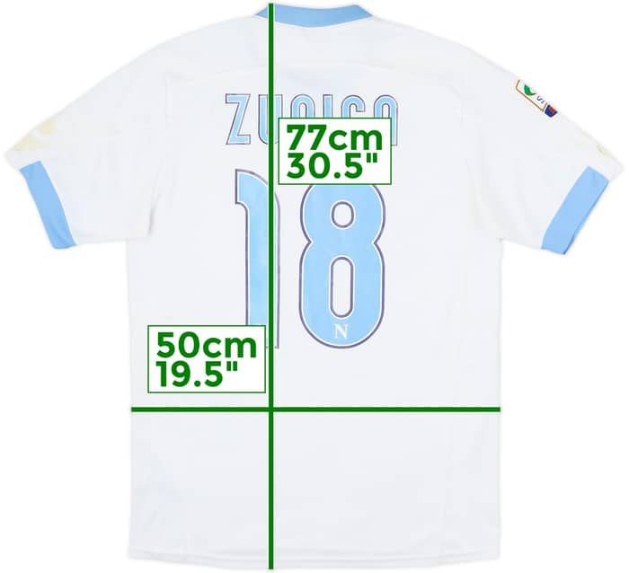 2010-11 Napoli Away Shirt Zuniga #18 - 4/10 - (M)