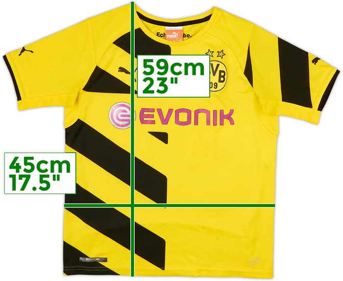 2014-15 Borussia Dortmund Camiseta Local - 6/10 - (L. Niños)