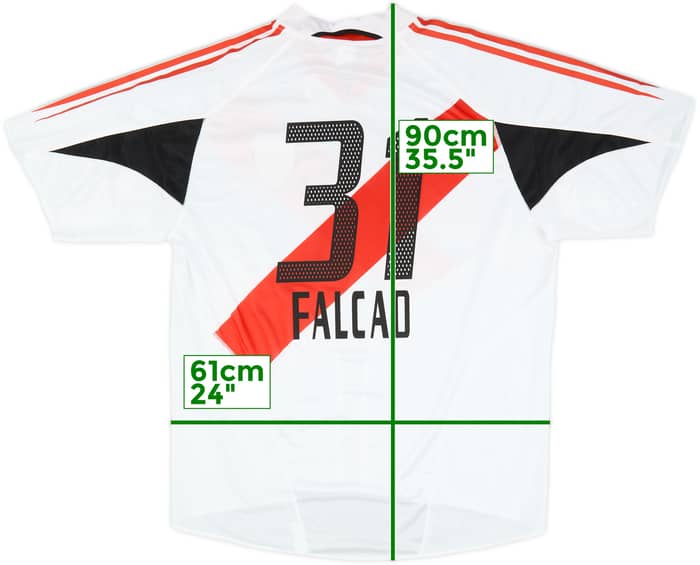 2004-05 River Plate Home Shirt Falcao #31 (XL)