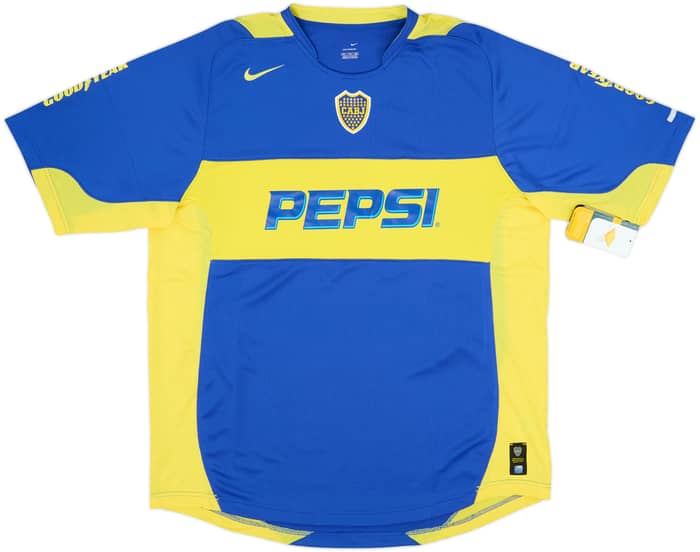 2004-05 Boca Juniors Home Shirt Carlitos #10 (XXL)