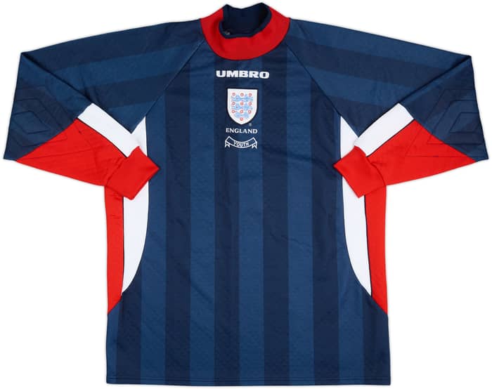 1998 England U-18 Match Issue GK Shirt #1 (Evans)