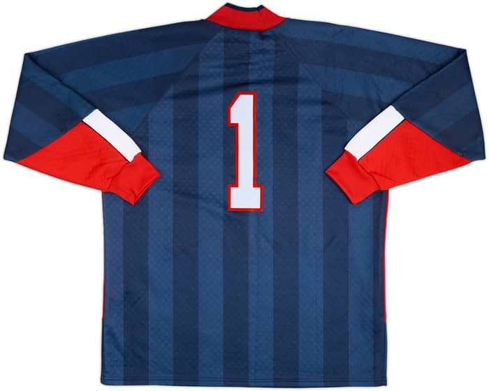 1998 England U-18 Match Issue GK Shirt #1 (Evans)