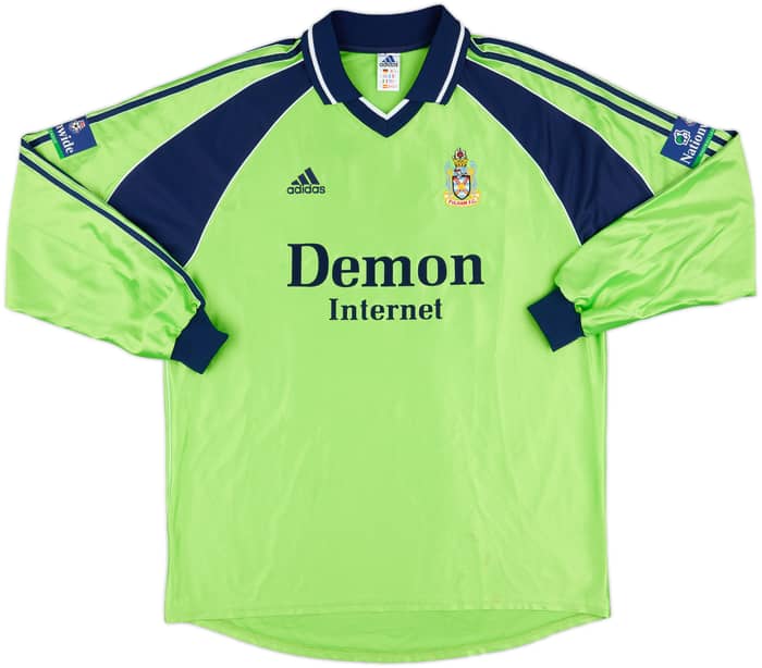 1999-00 Fulham Match Issue Away L/S Shirt Selley #21