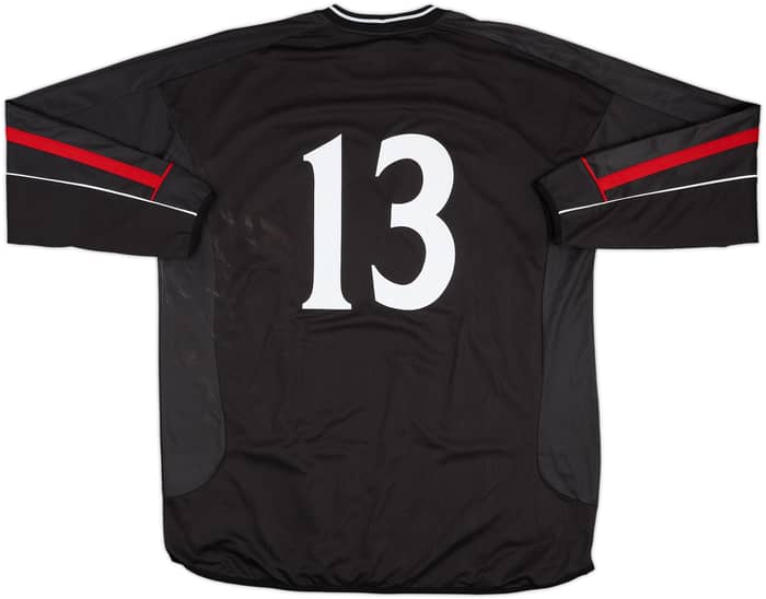 2001-02 England Match Worn GK Shirt #13 (Evans)