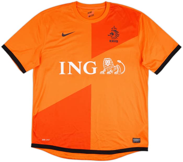 2012-13 Netherlands Match Issue Home Shirt #21