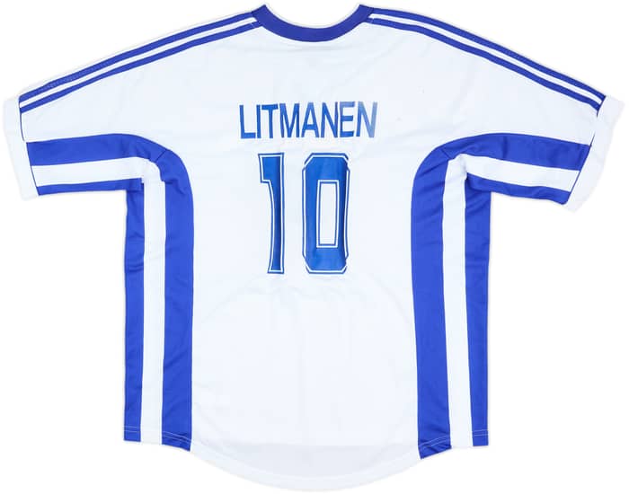 1998-00 Finland Signed Home Shirt Litmanen #10 - 7/10 - (L)