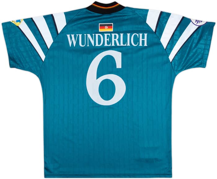 1997 Germany Womens Match Issue Euro 97 Away Shirt Wunderlich #6