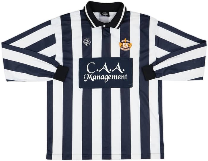 1996-97 Ashington Match Issue Home L/S Shirt #6