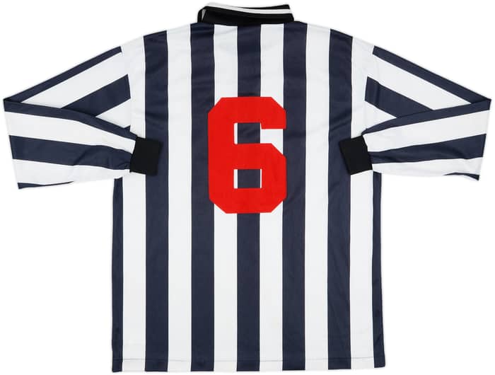 1996-97 Ashington Match Issue Home L/S Shirt #6
