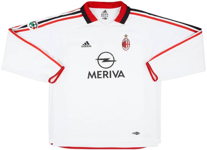 2003-04 AC Milan Match Issue Away L/S Shirt #6