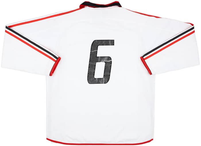 2003-04 AC Milan Match Issue Away L/S Shirt #6