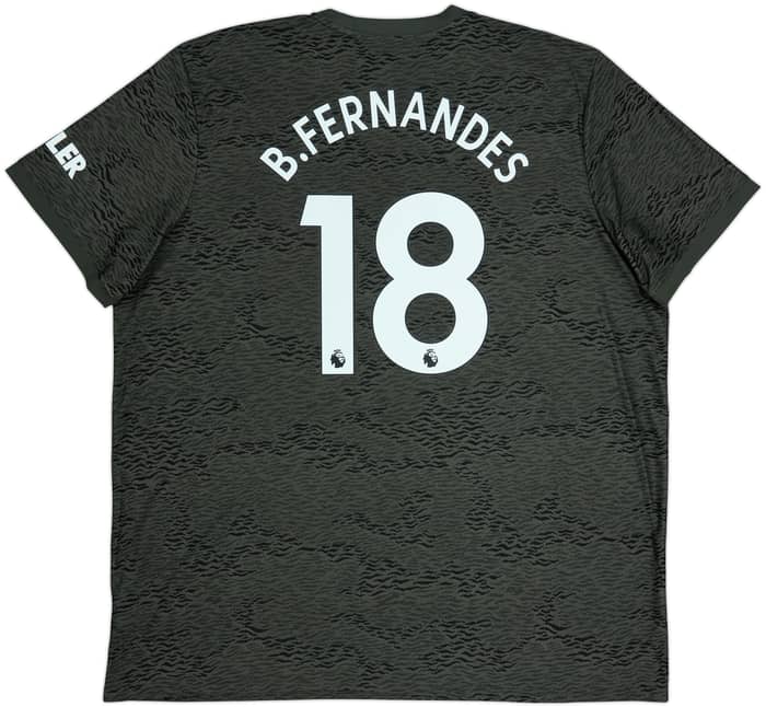 2020-21 Manchester United Away Shirt B.Fernandes #18 - 10/10 - (3XL)