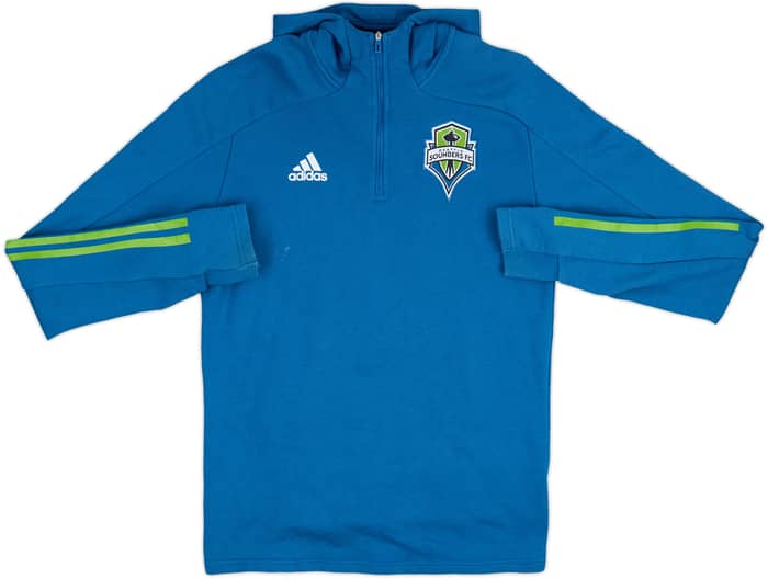 2019-20 Seattle Sounders adidas 1/4 Zip Training Top - 6/10 - (M)