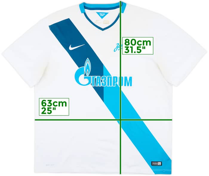 2014-15 Zenit St. Petersburg Away Shirt - 5/10 - (XXL)