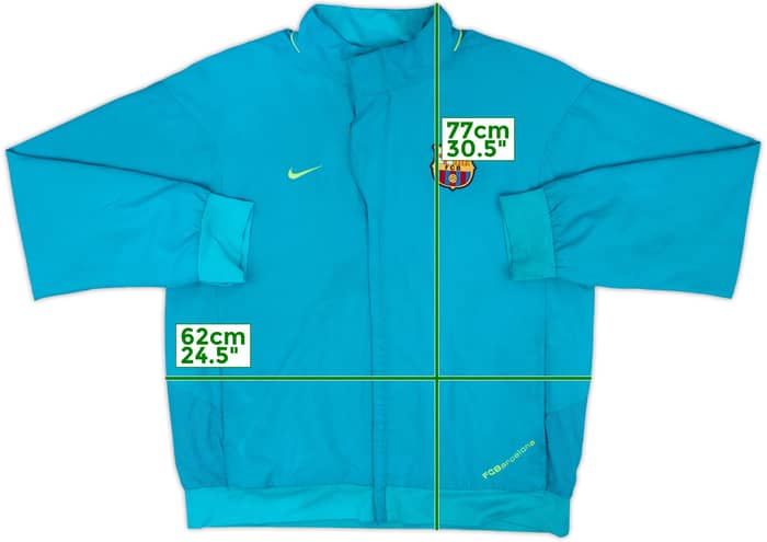 2007-08 Barcelona Nike Track Jacket - 5/10 - (XL)