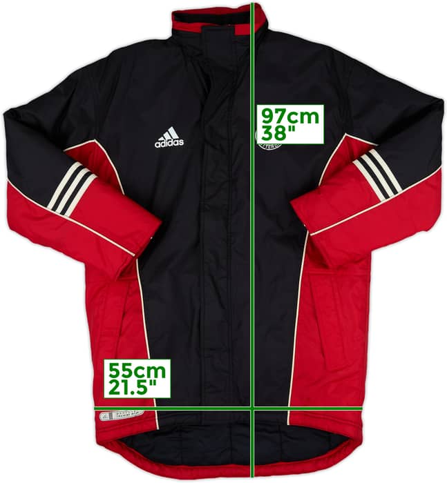 1999-00 Feyenoord adidas Padded Bench Coat - 7/10 - (S)