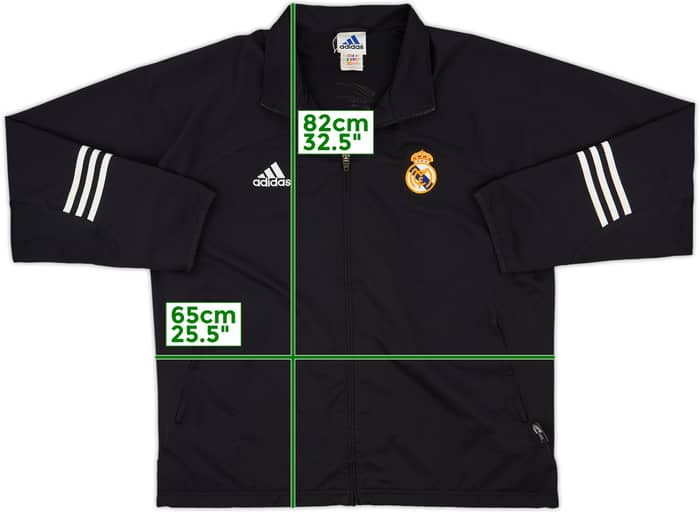 2001-02 Real Madrid adidas Centenary Track Jacket - 8/10 - (M/L)