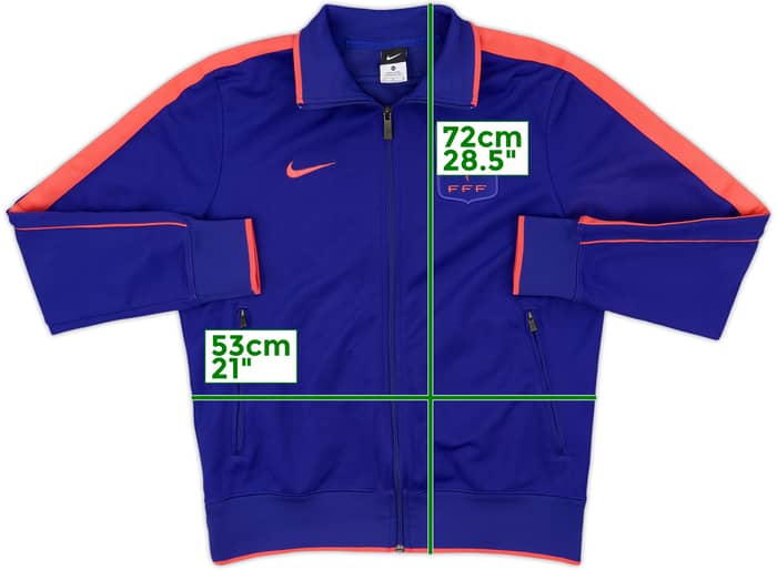 2011-12 France Nike Track Jacket - 8/10 - (M)