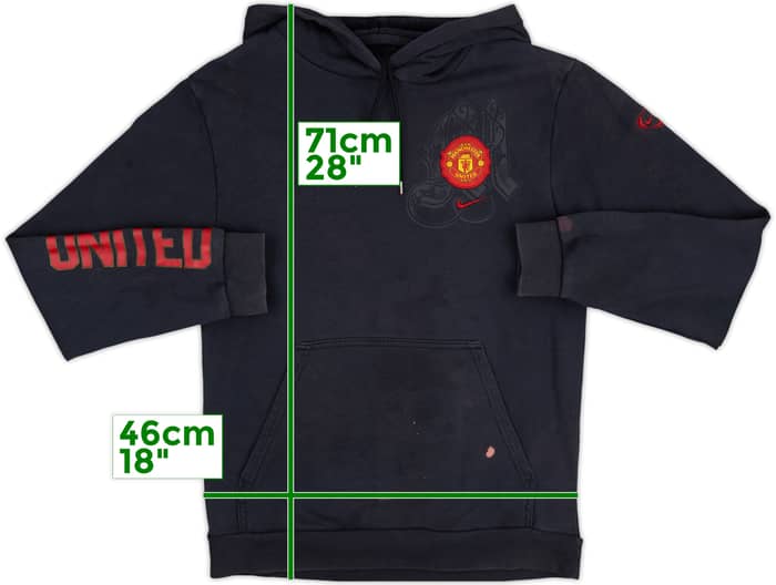 2008-09 Manchester United Nike Hooded Top - 6/10 - (S)