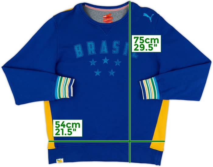 2012-13 Brazil Puma '1958' Sweat Top - 8/10 - (L)