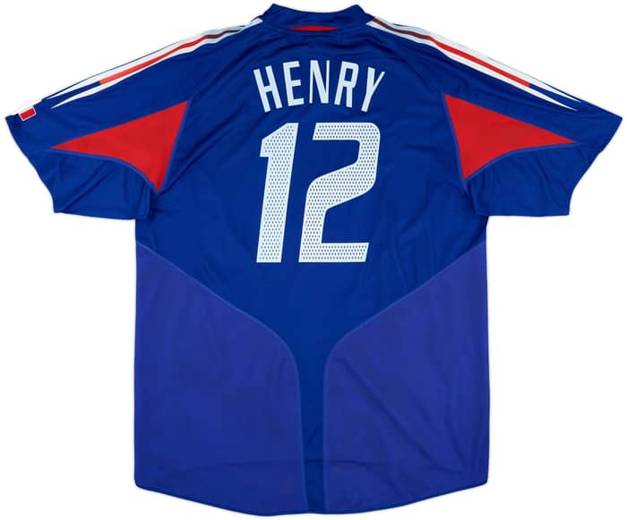 2004-06 France Home Shirt Henry #12 - 6/10 - (XL)