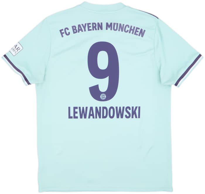 2018-19 Bayern Munich Away Shirt Lewandowski #9 - 8/10 - (L)