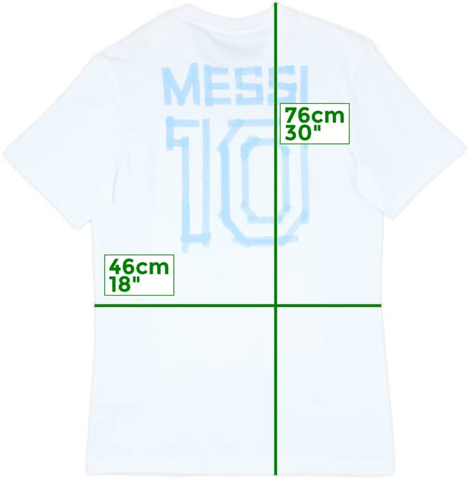 2021 adidas Lionel Messi Graphic Tee Messi #10 (S)