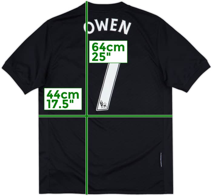2009-10 Manchester United Away Shirt Owen #7 - 6/10 - (S)
