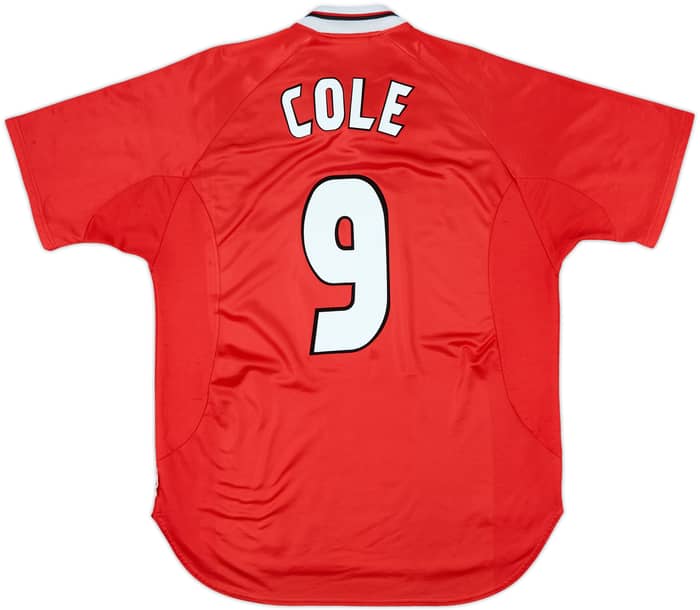 1997-00 Manchester United CL Shirt Cole #9 - 5/10 - (XL)