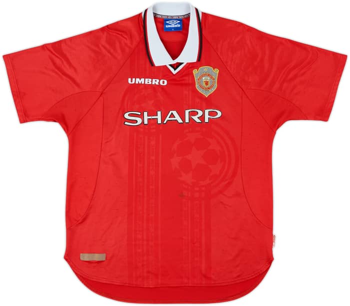 1997-00 Manchester United CL Shirt Cole #9 - 5/10 - (XL)
