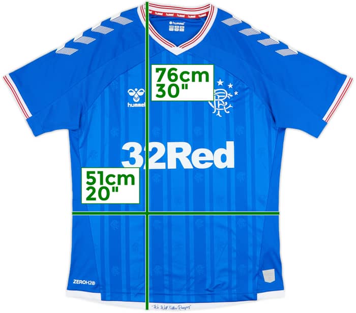 2019-20 Rangers Home Shirt - 7/10 - (L)