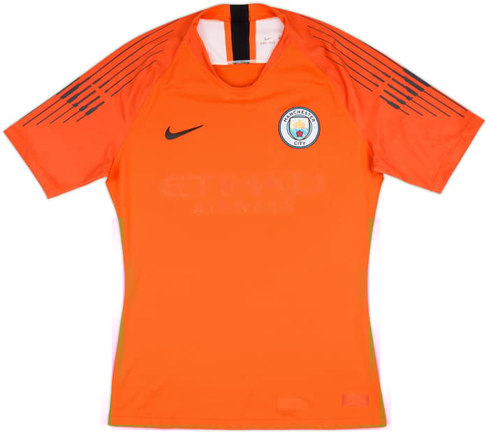2018-19 Manchester City Authentic GK S/S Shirt - 4/10 - (M)