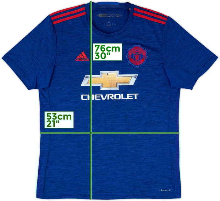 2016-17 Manchester United Away Shirt - 4/10 - (L)