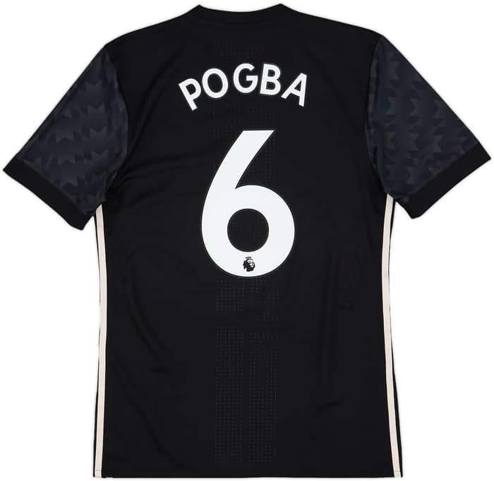 2017-18 Manchester United Authentic Away Shirt Pogba #6 - 8/10 - (M)